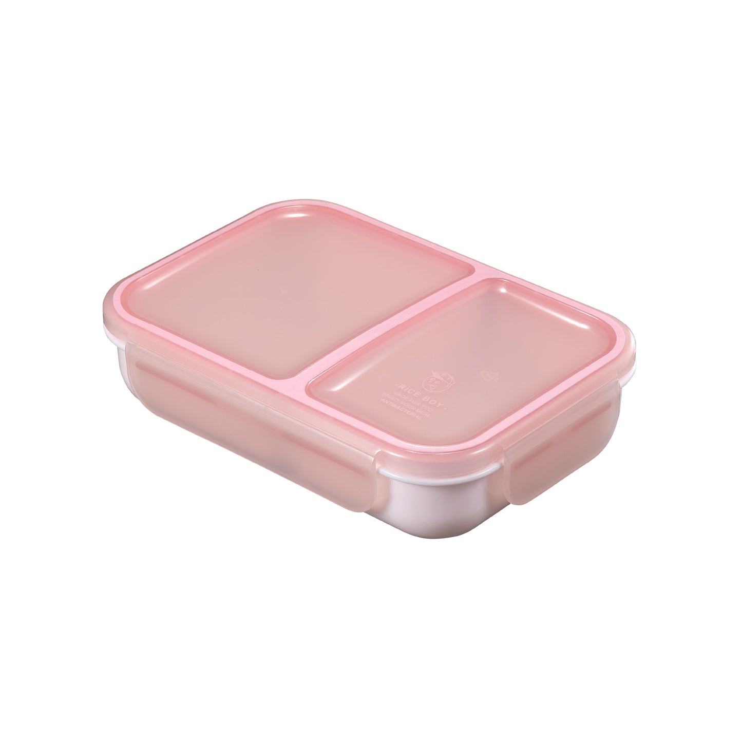 汁漏れしにくい弁当箱 抗菌ライスボーイ