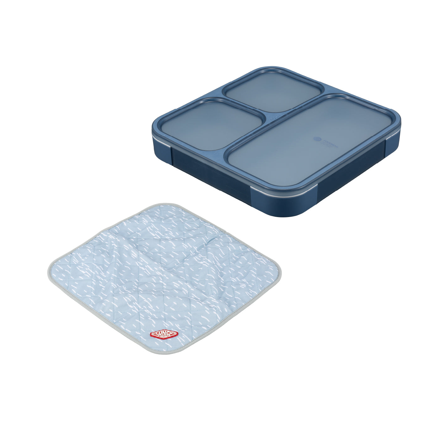 【セット】薄型弁当箱 抗菌フードマン800ml ランチラッパー セット