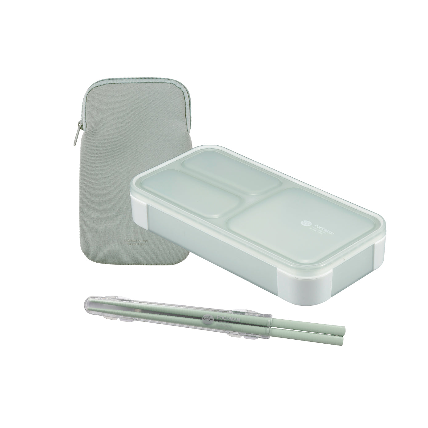 【セット】薄型弁当箱 抗菌フードマン400ml セット