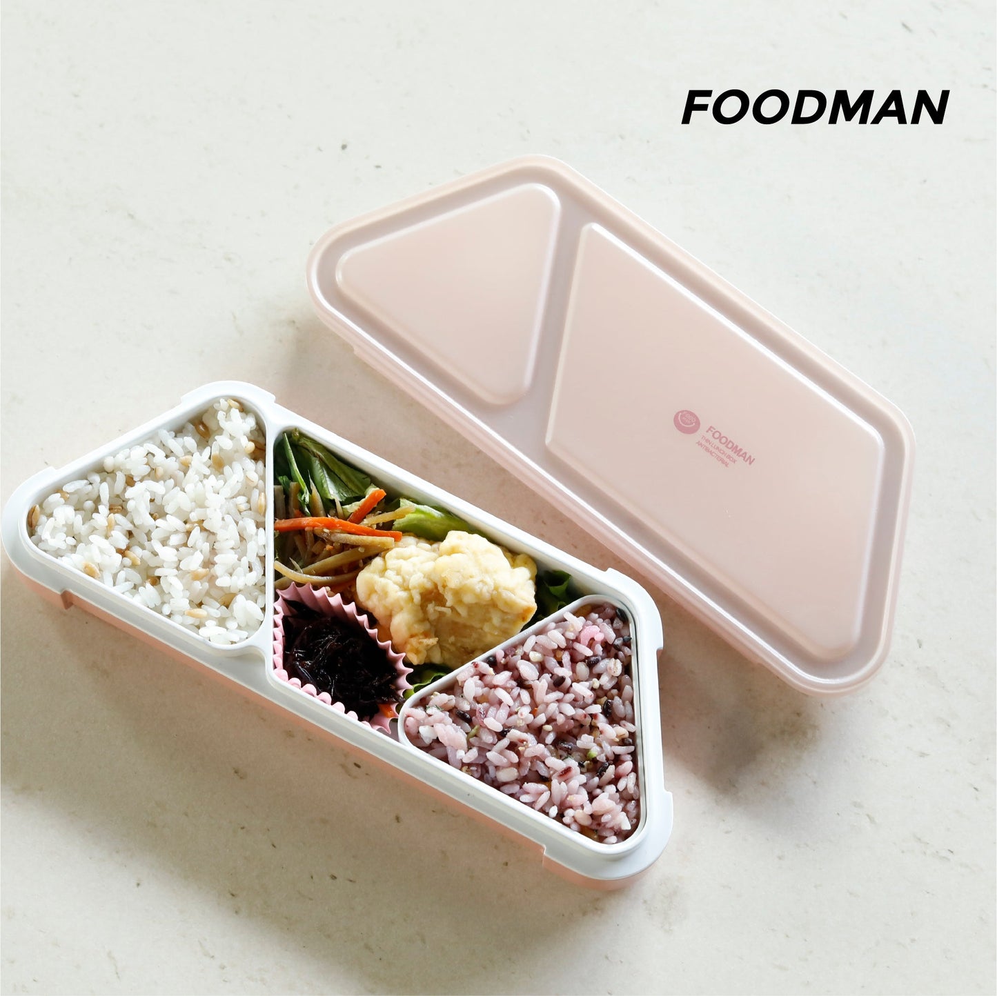 【セット】薄型弁当箱 抗菌フードマンおにぎり セット
