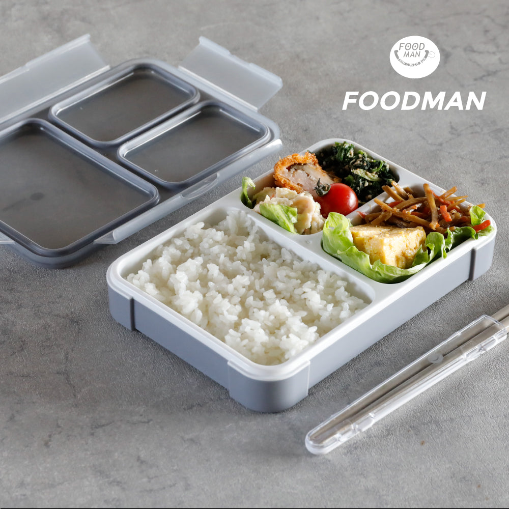 【セット】薄型弁当箱 抗菌フードマン600ml セット