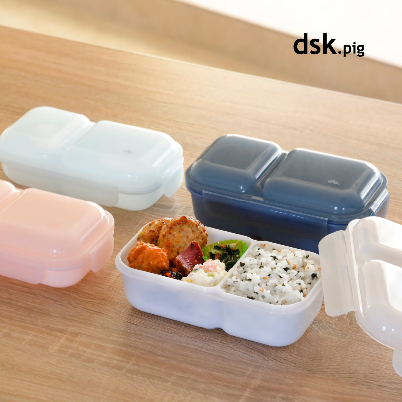 盛り付けしやすい弁当箱 ドームマン 600ml