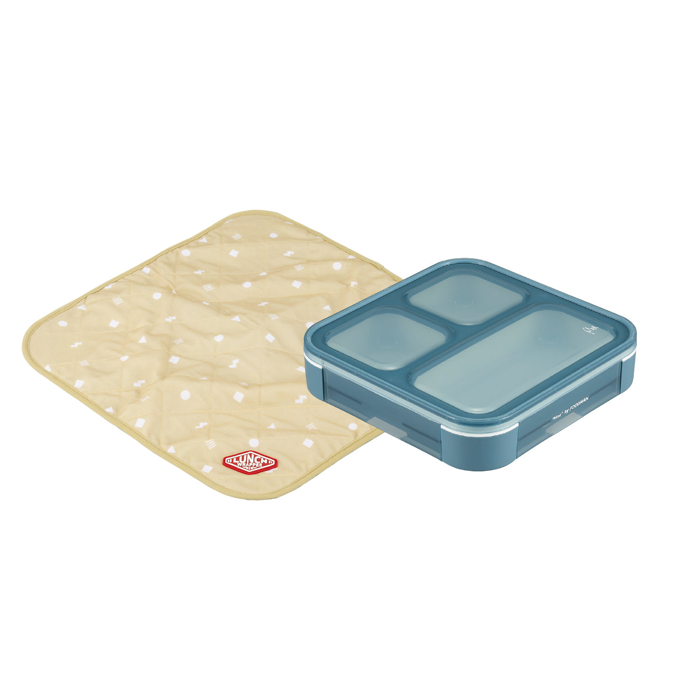 【セット】立てて運べる薄型弁当箱【Mee】by FOODMAN ランチラッパー セット