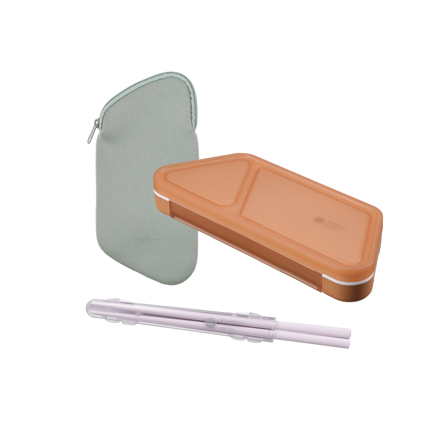 【セット】薄型弁当箱 抗菌フードマンおにぎり セット
