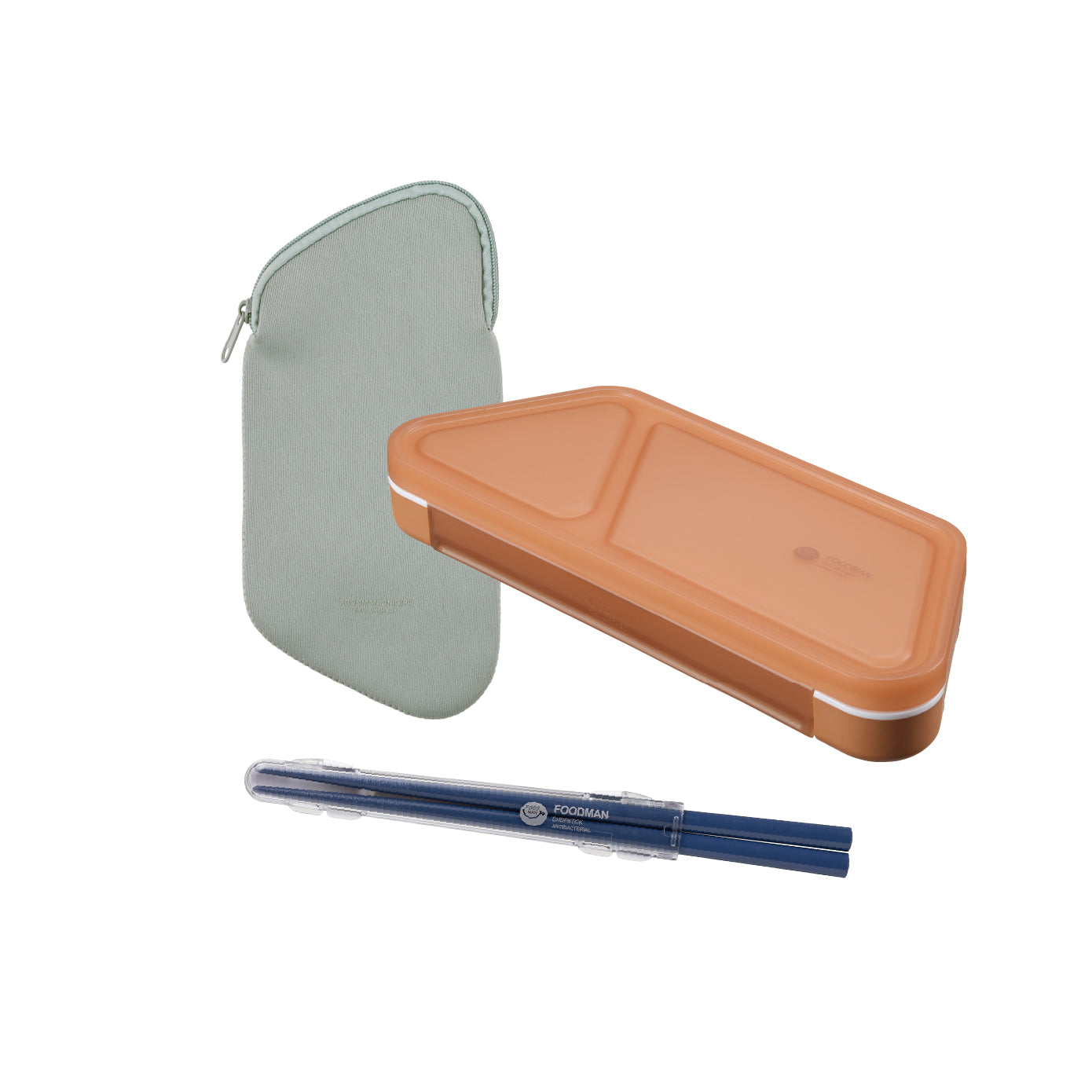 【セット】薄型弁当箱 抗菌フードマンおにぎり セット