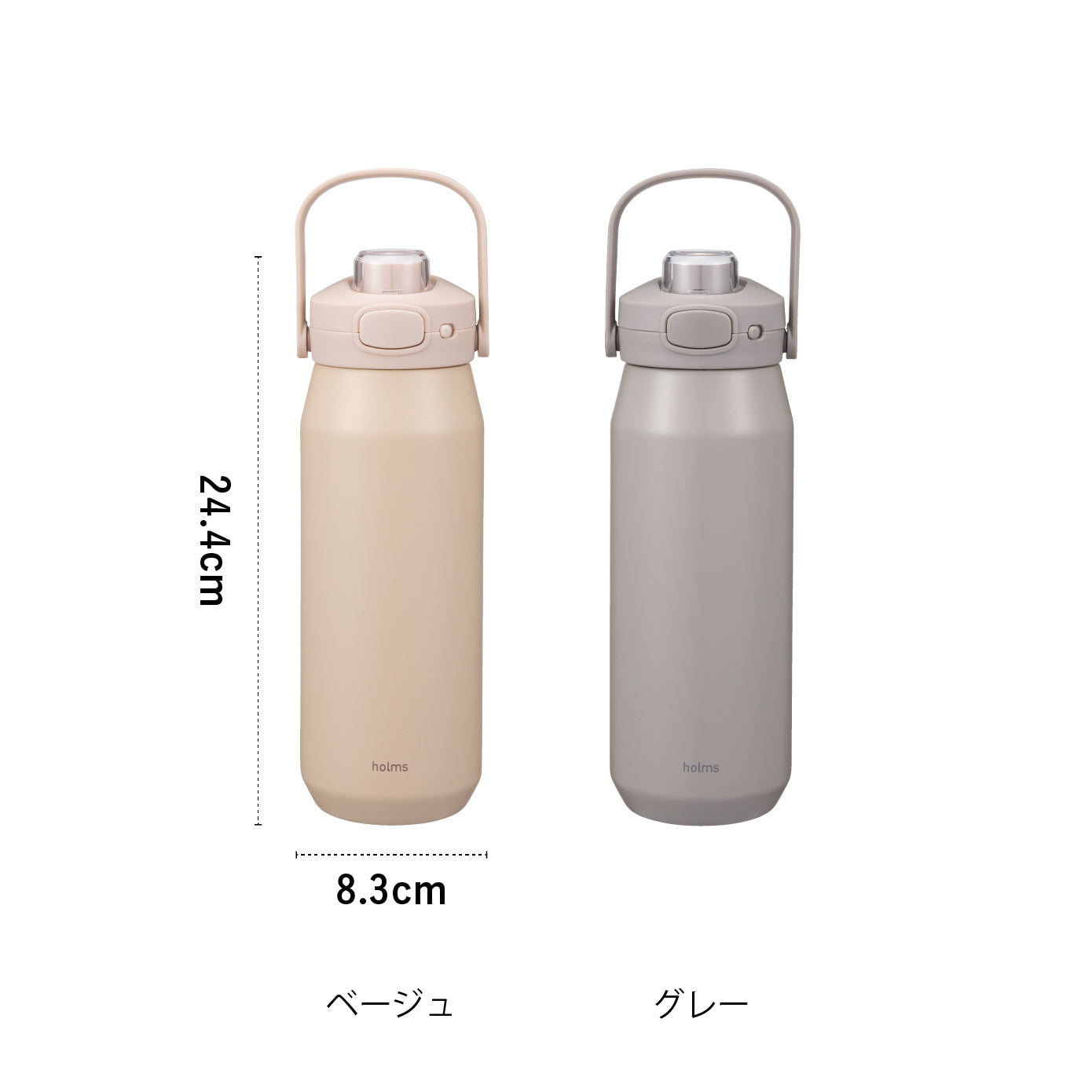 <span style="display:block; text-align:center;">780ml<br>サイズ/W83×D94×H244mm(ハンドルを除く)</span>