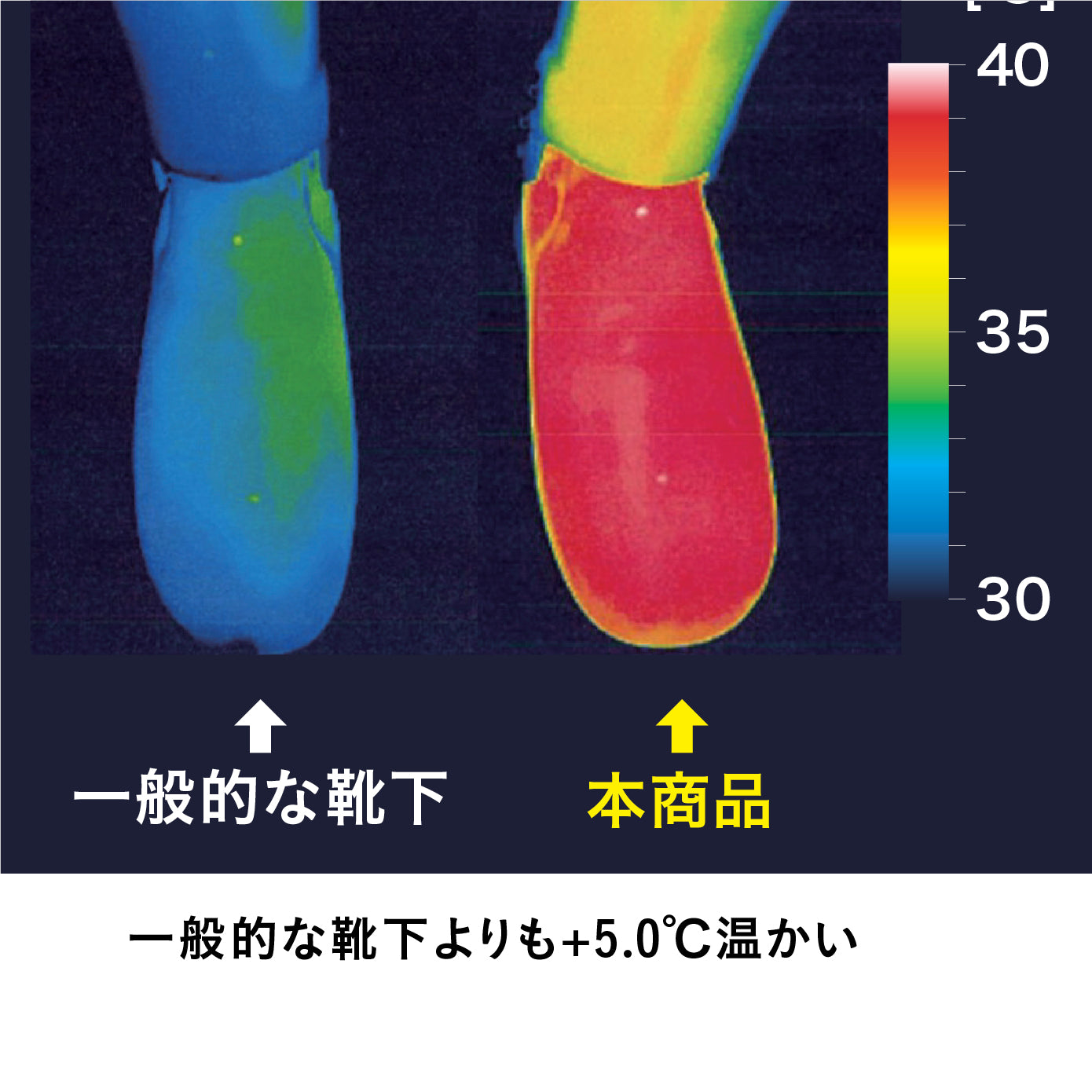あったか温ソックス レディース