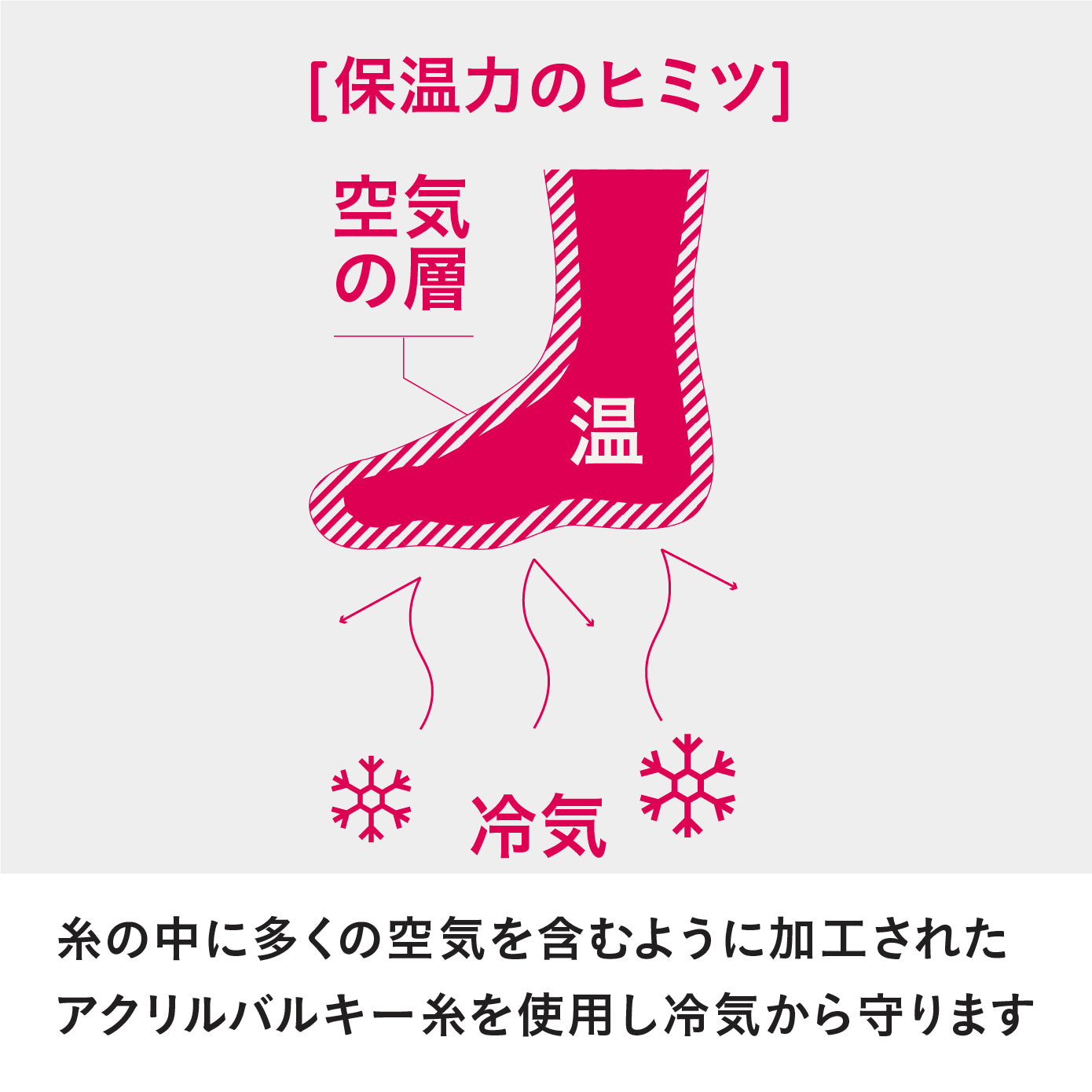 あったか温ソックス レディース