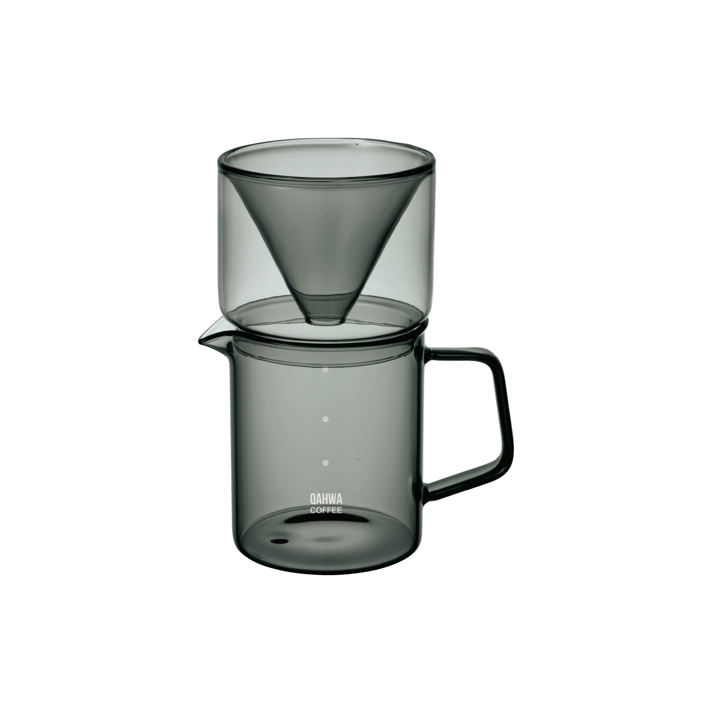 <span style="display:block; text-align:center;">
耐熱ガラスコーヒードリッパー＆サーバー
</span>