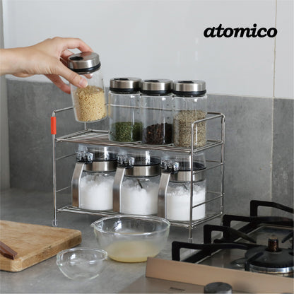<span style="display:block; text-align:center;">atomico<br>調味料ラック</span>