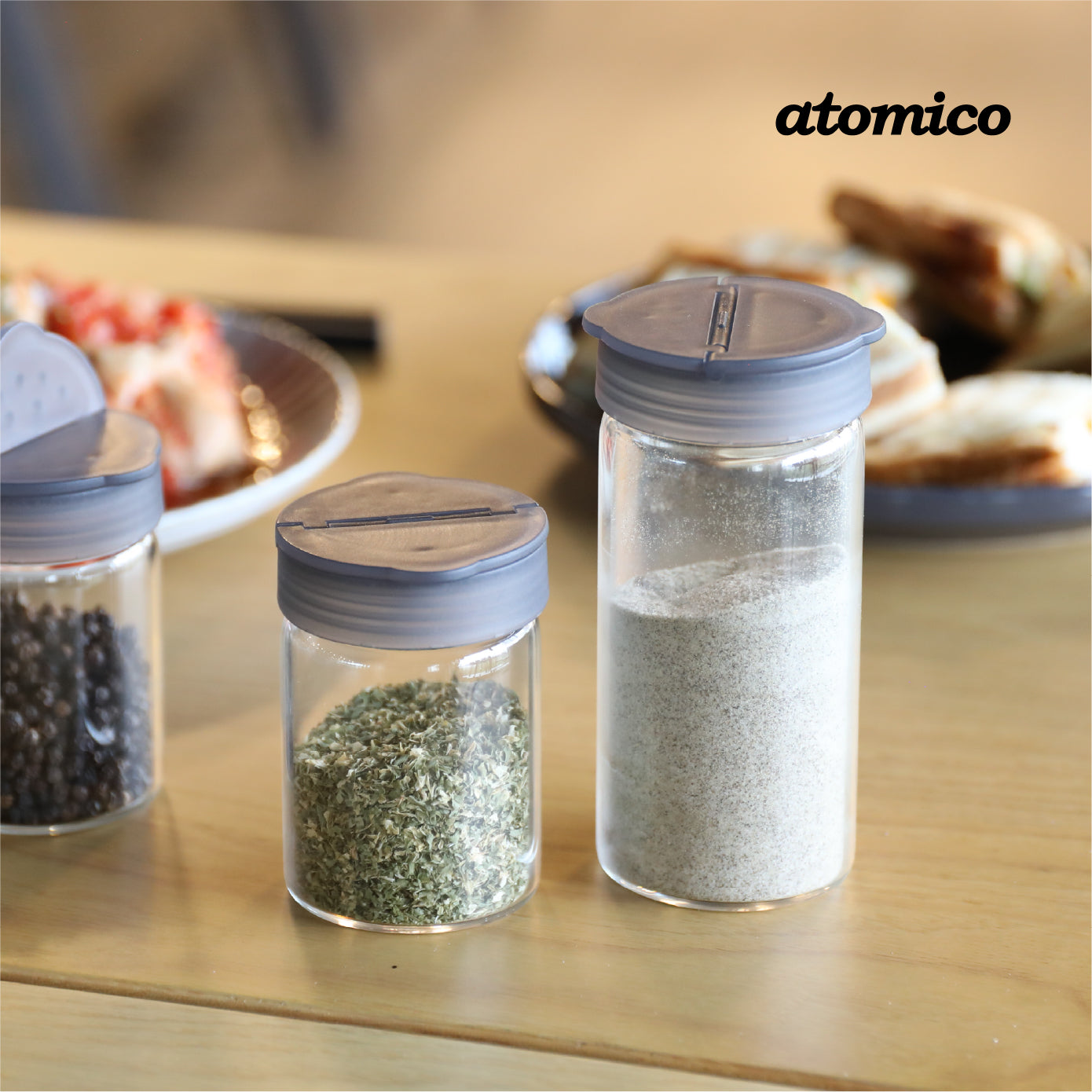 atomico
耐熱ガラス スパイスボトル