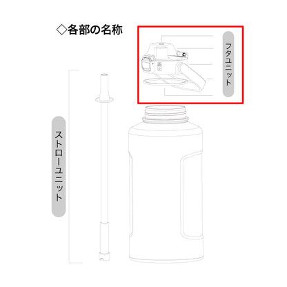 【部品】BEGAスポーツボトル1.9フタセット