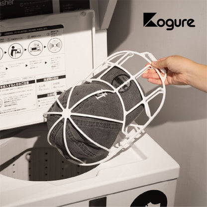 <span style="display:block; text-align:center;">Kogure<br>洗濯機で洗えるキャップウォッシャー</span>