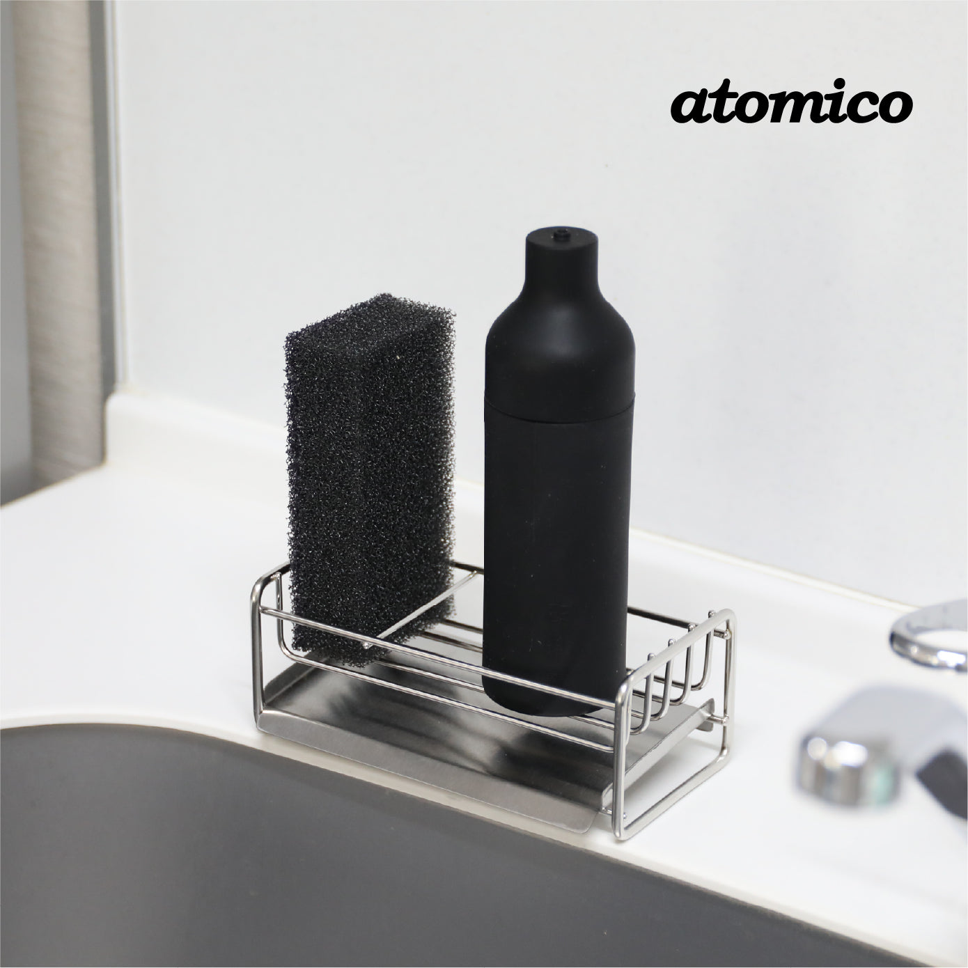 <span style="display:block; text-align:center;">atomico<br>スポンジスタンド</span>
