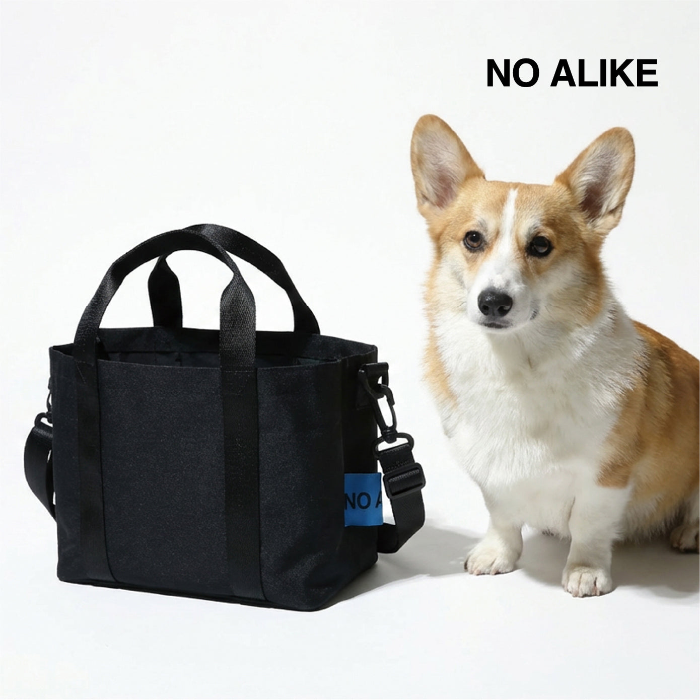 <span style="display:block; text-align:center;">
NO ALIKE<br>
仕切り付きお散歩バッグ 
</span>