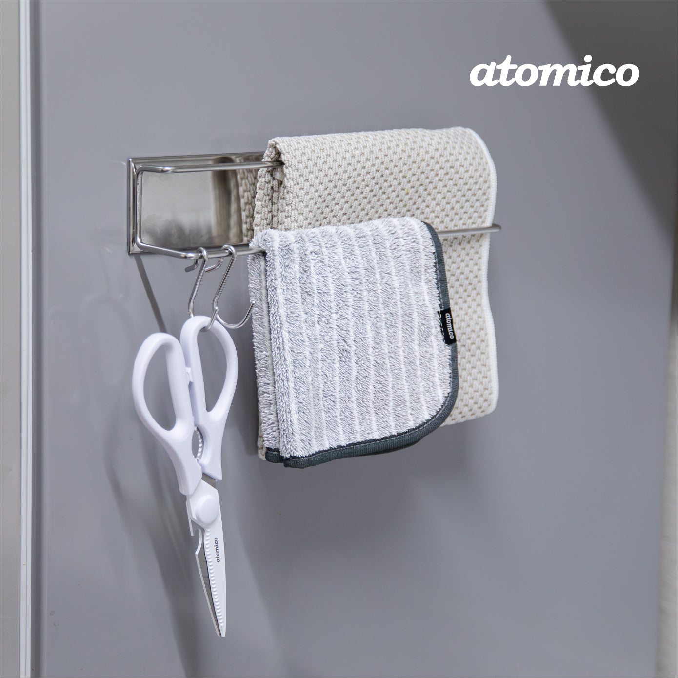 atomico

マグネットでくっつくふきんタオルハンガー