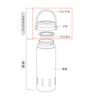 【部品】KOYAボトル380/500 共通 蓋 ベージュ [KY-01-F-BG]