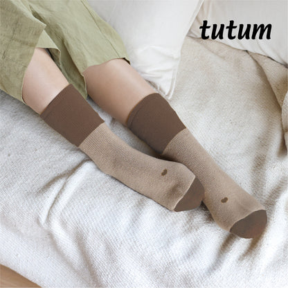 <span style="display:block; text-align:center;">tutum<br>あったか温ソックス</span>