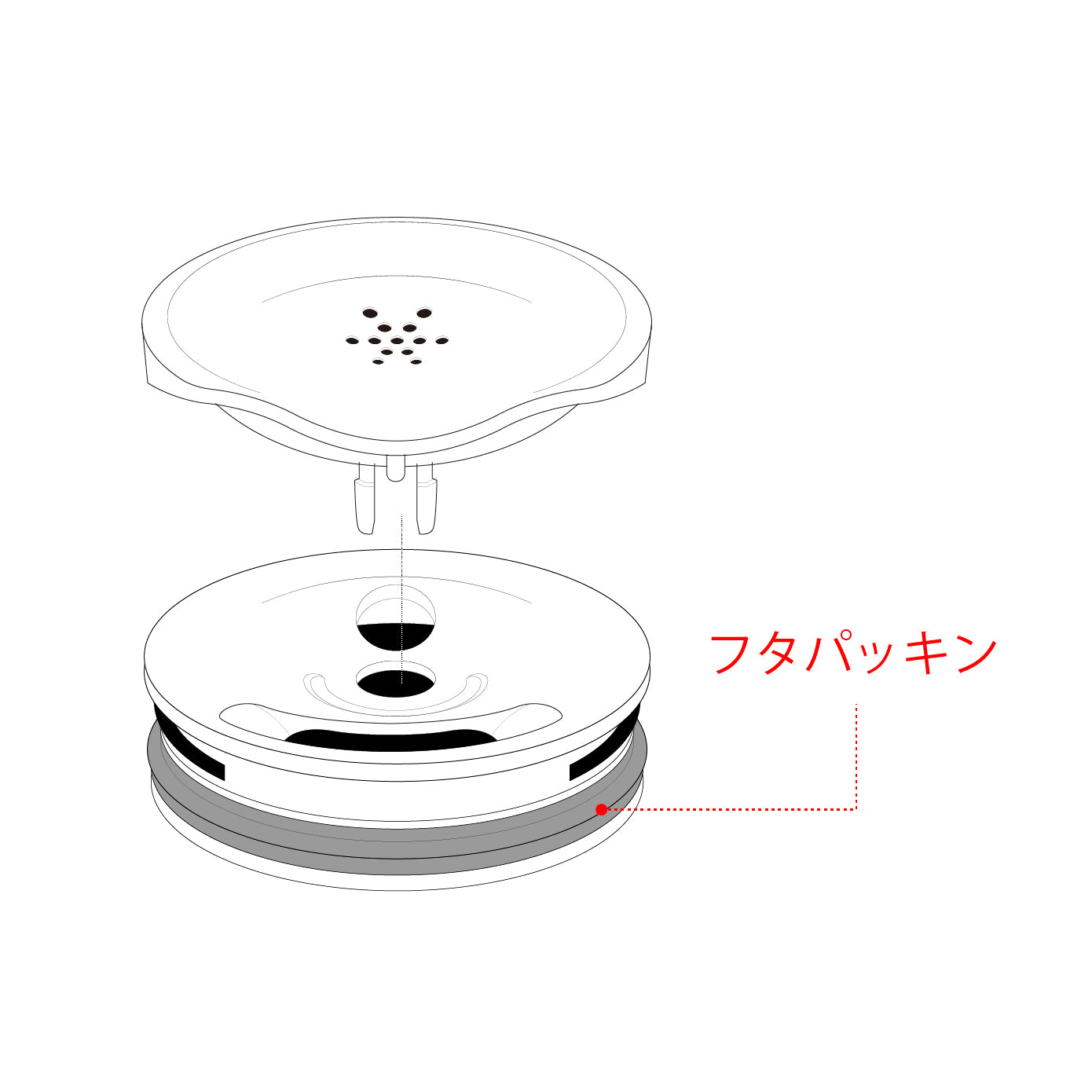 【部品】カフア コーヒータンブラー フタパッキン