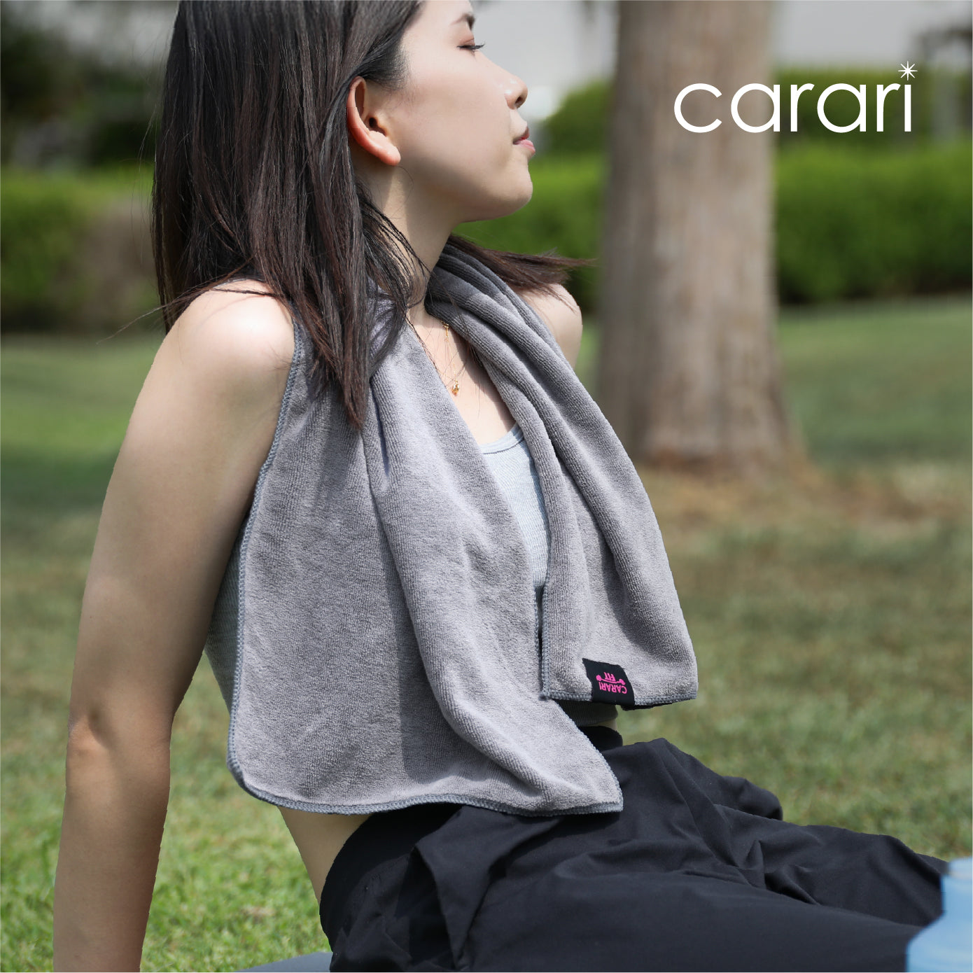 <span style="display:block; text-align:center;">carari<br>カラリフィット</span>
