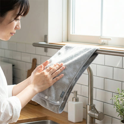 くるっと回して、いつも乾いた面で、拭けます。