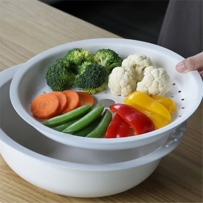 年中使える蒸し皿付き卓上鍋