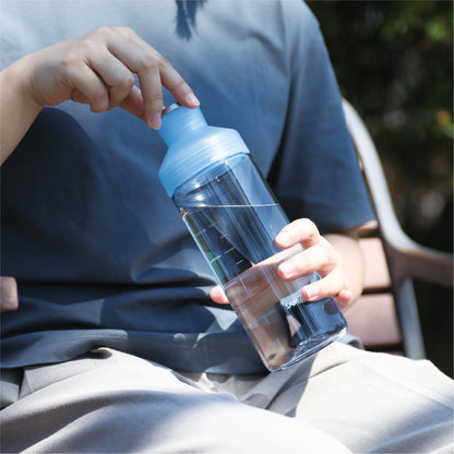 キャップの先端に指が２本入るくらいのリングが付いています。