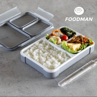 薄型弁当箱 抗菌フードマン600ml