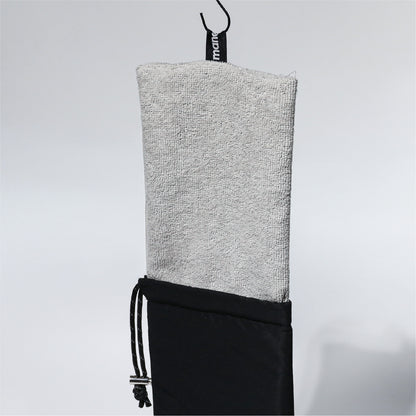 <span style="display:block; text-align:center;">
濡れても干しやすい
</span>