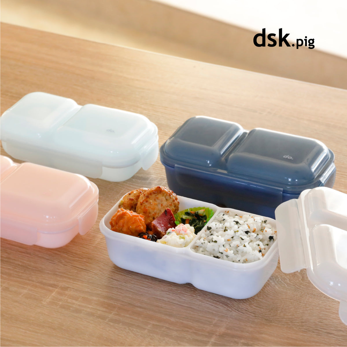 盛り付けしやすい弁当箱 ドームマン 600ml