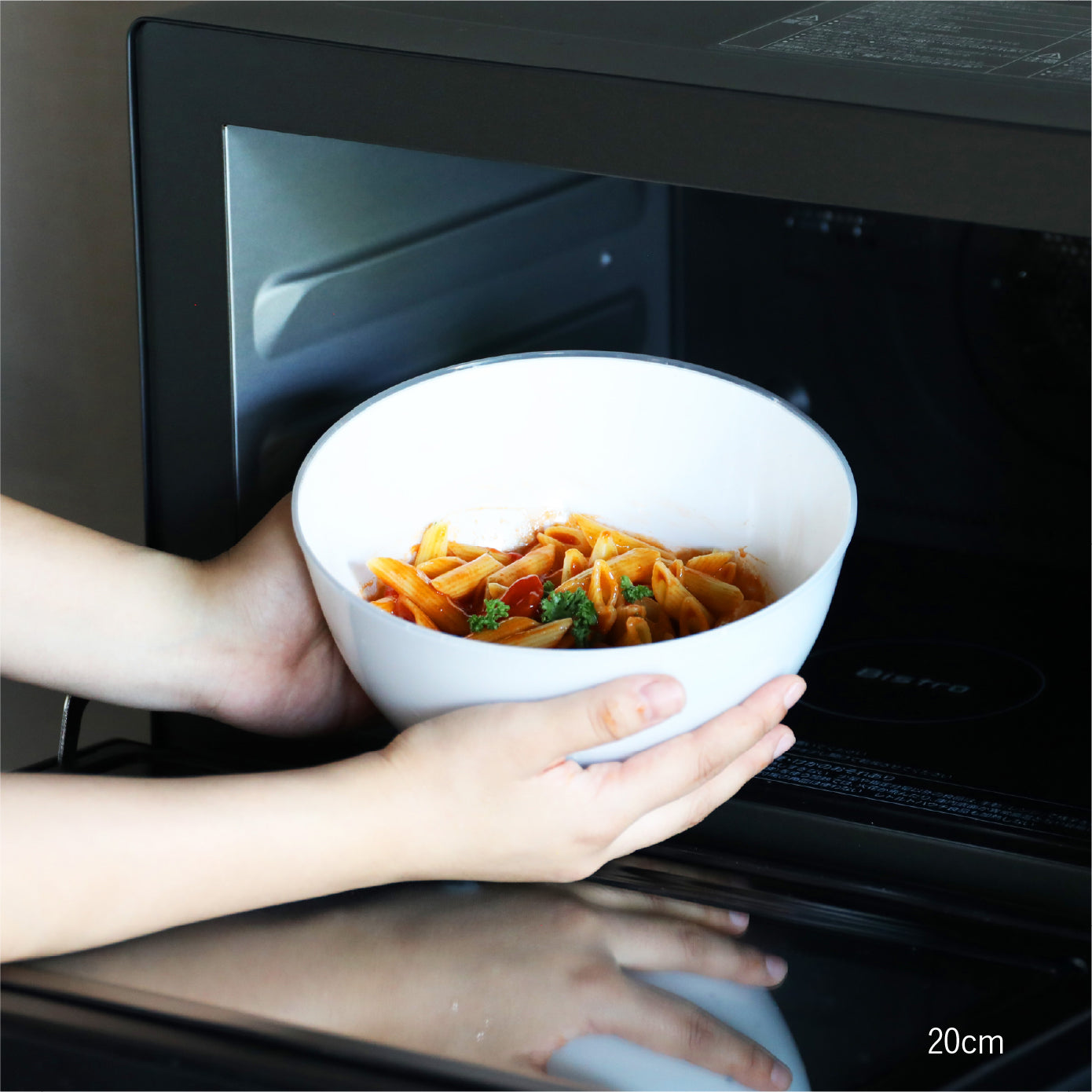 電子レンジで野菜をまとめて調理しやすい。