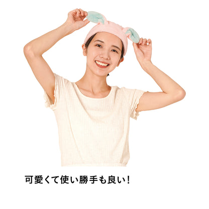 吸水アニマル ヘアバンド