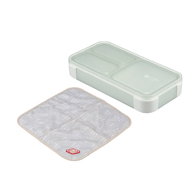 【セット】薄型弁当箱 抗菌フードマン400ml ランチラッパー セット