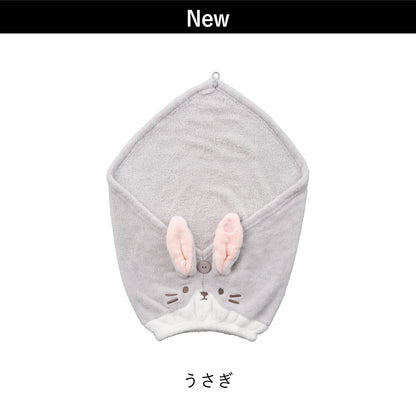 Zooie fam 吸水アニマルヘアターバン