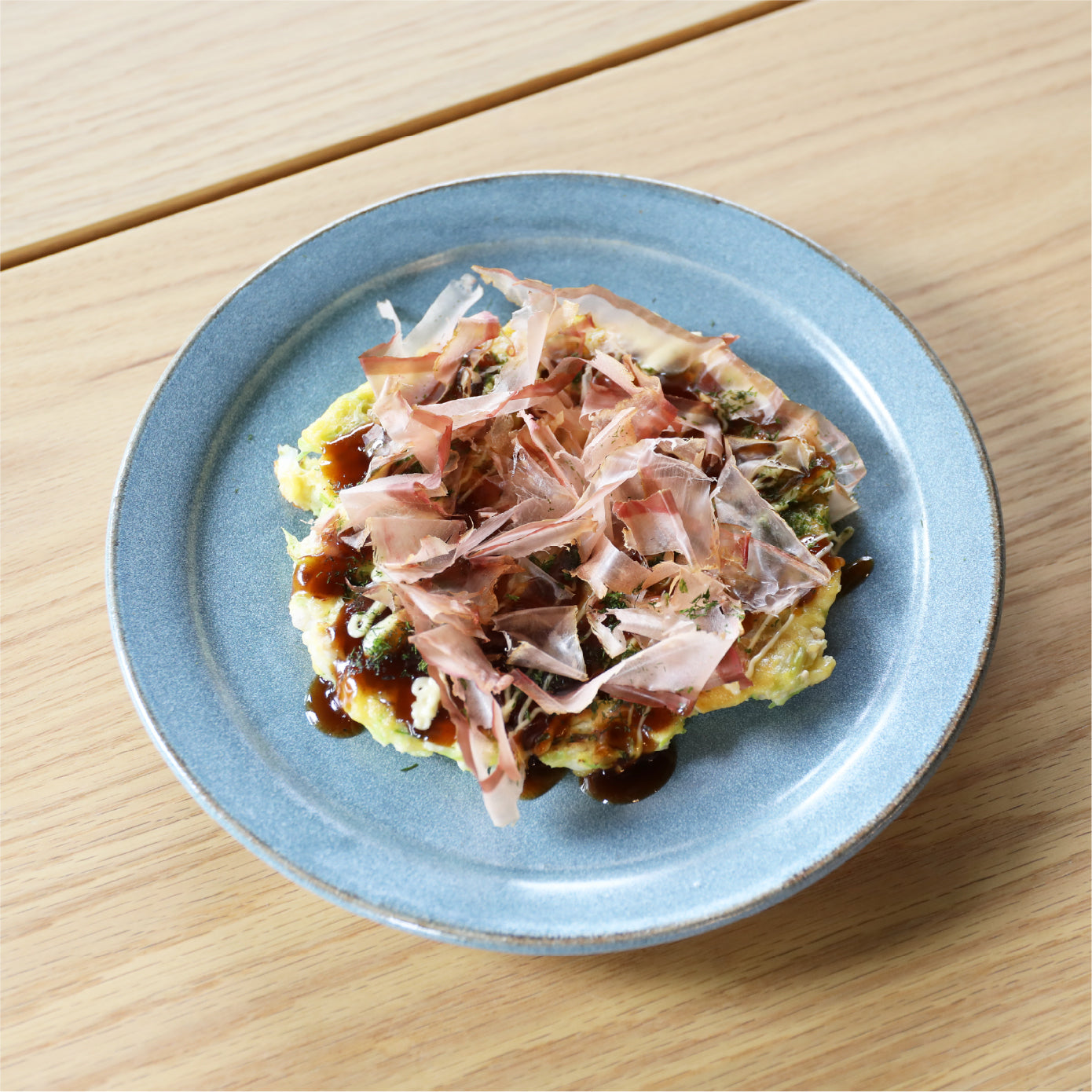 <span style="display:block; text-align:center;">レシピ例：お好み焼き</span>