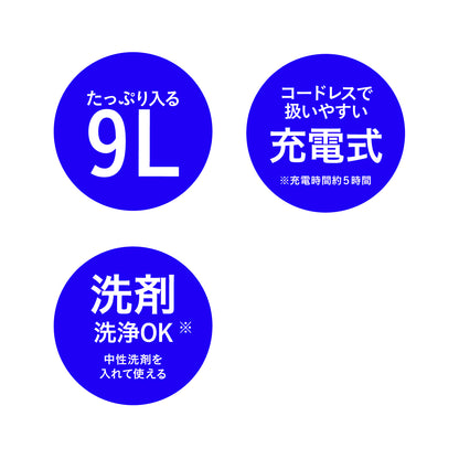 ※洗剤を希釈して使用した後は、真水を入れ、ホース内・本体内の洗剤が無くなるまで噴射をして下さい。洗剤が残っていると故障の原因になります。