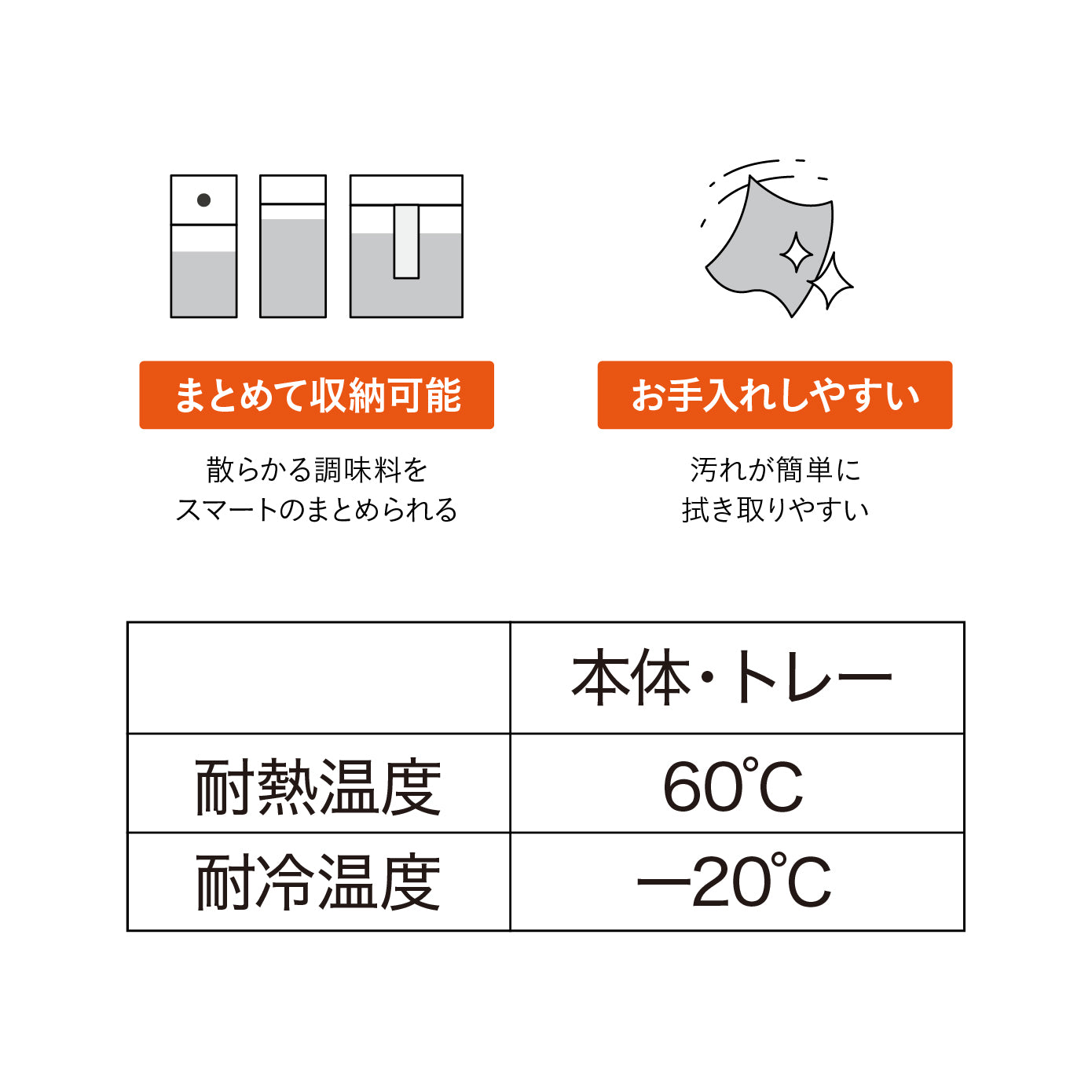 調味料ラック2段