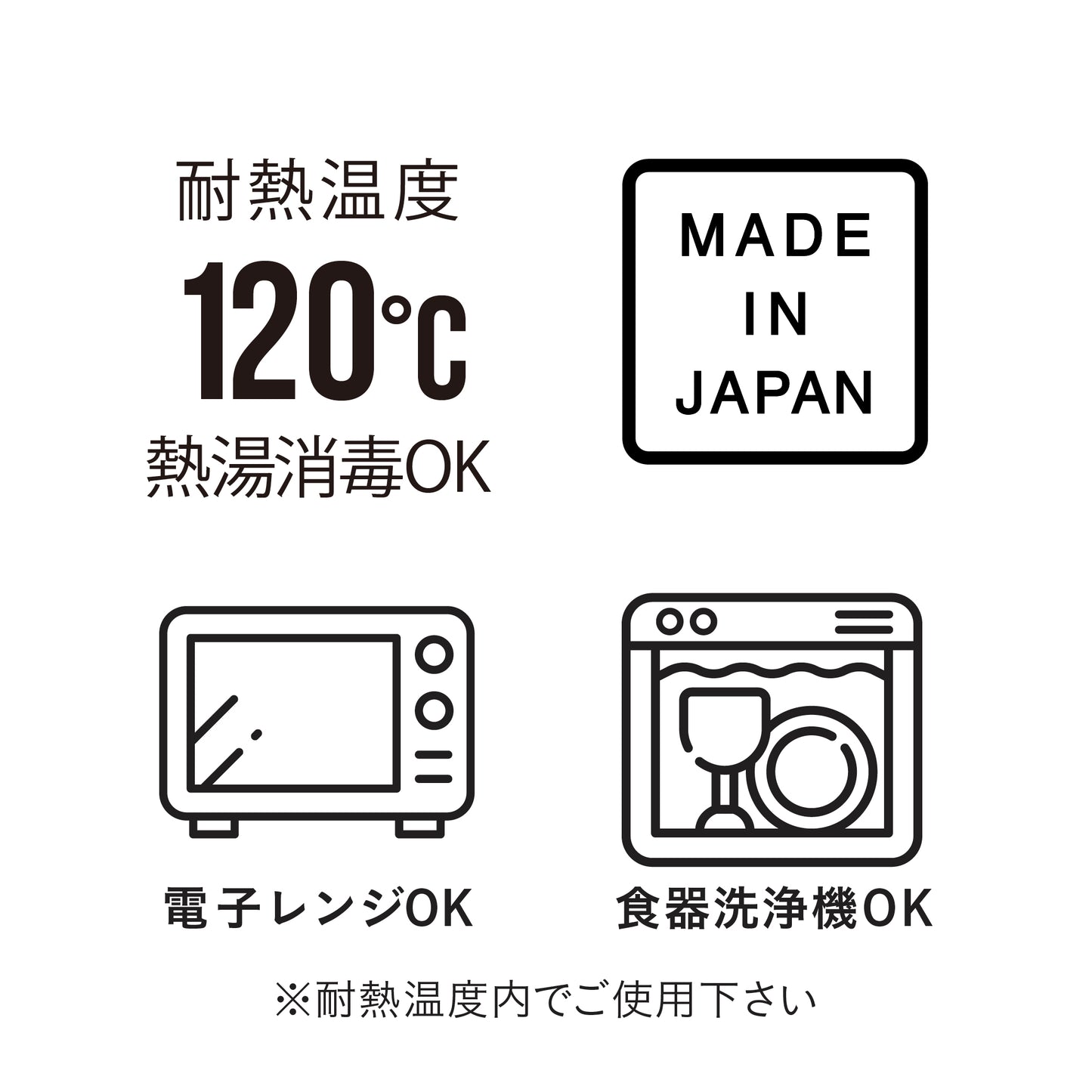 そのまま食卓に出せるレンジ容器 M 3P