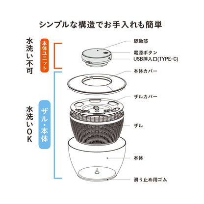 コードレスサラダスピナーat-05