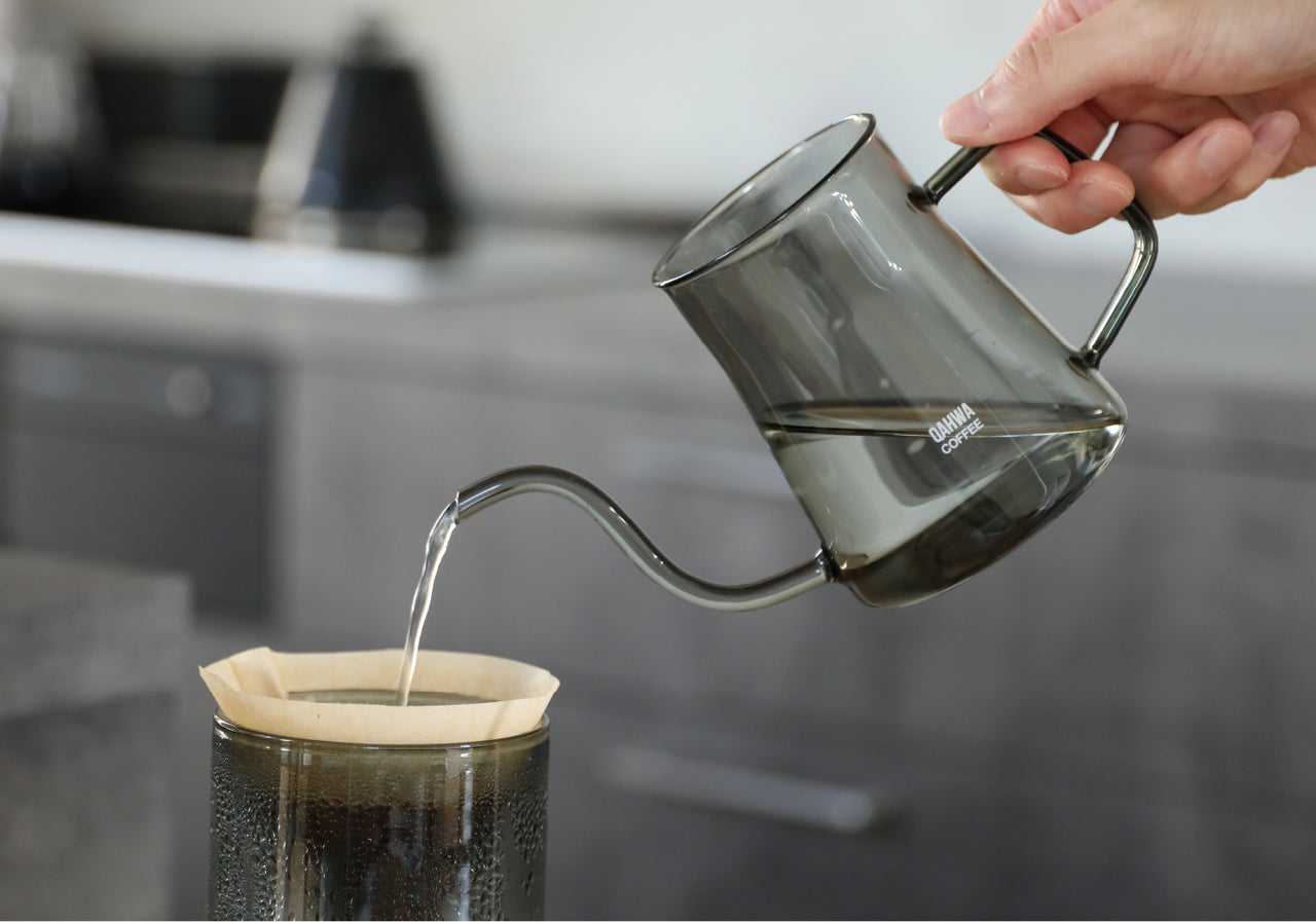 耐熱ガラスコーヒーケトル