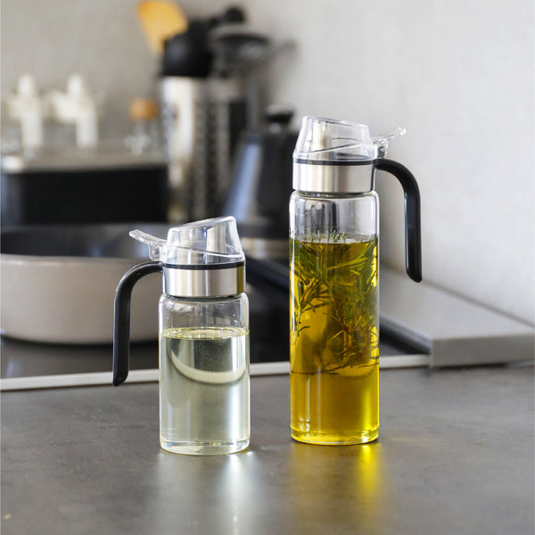 耐熱ガラスオイルボトル