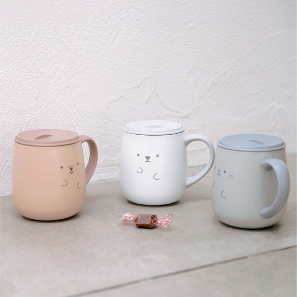 アニボール フタ付きステンレス保温マグ