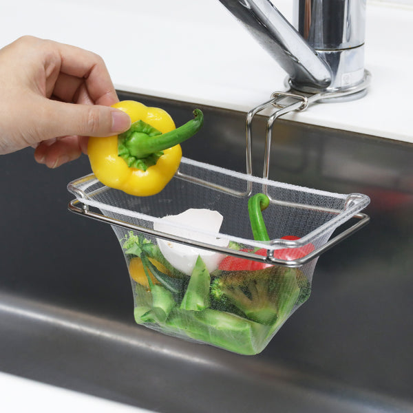 蛇口に付ける水切りネットホルダー